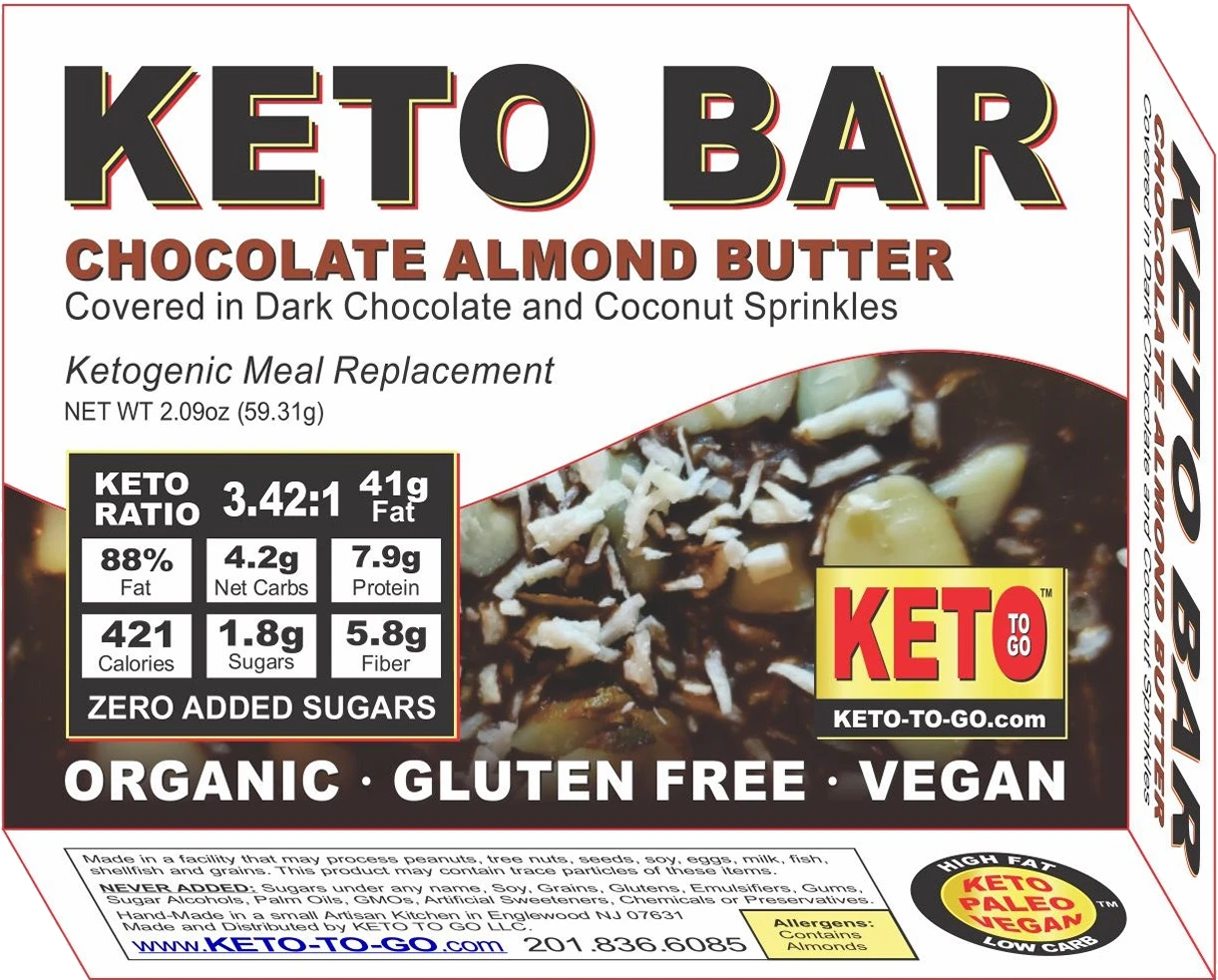 Keto Bars - Chocolate Almond Butter