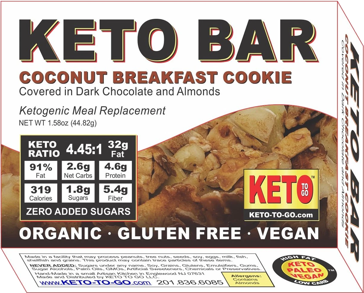 Keto Bars - Coconut Breakfast Cookie